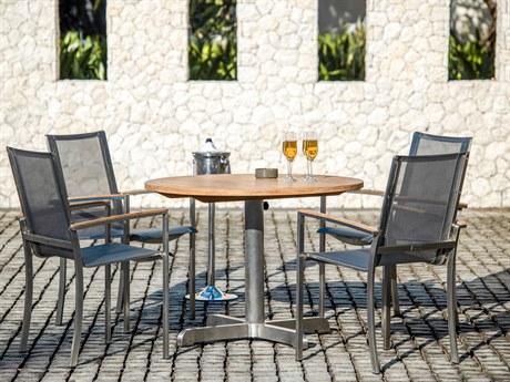 Three Birds Casual Avanti Steel Patio Dining Set