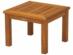 Three Birds Casual Newport Teak 20 Square Low Side Table