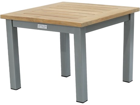 Three Birds Casual Soho Aluminum Square End Table