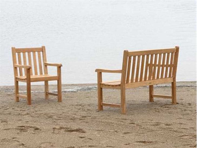 Three Birds Casual Classic Teak Conversation Lounge Set Tbcl40set