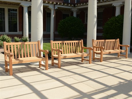 Three Birds Casual Theodore Teak Outdoor Patio Lounge Set