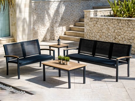 Three Birds Casual Tribeca Aluminum Sling Lounge Set