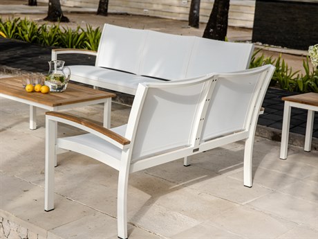 Three Birds Casual Tribeca Aluminum Sling Lounge Set