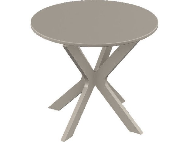 Telescope Casual Marine Grade Polymer 23" Round End Table