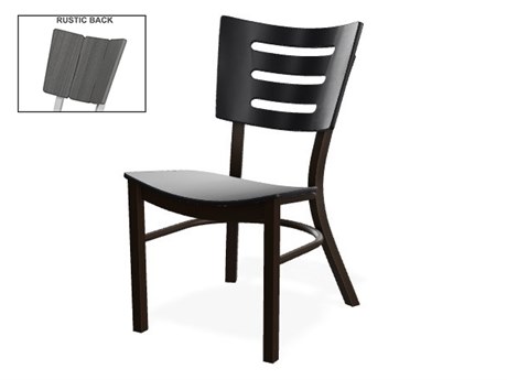 Telescope Casual Avant Marine Grade Polymer Aluminum Stackable Dining Side Chair