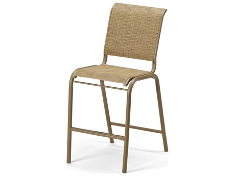 Telescope Casual Gardenella Sling Aluminum Stackable Counter Height Chair