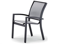 Telescope Casual Kendall Sling Aluminum Stackable Dining Arm Chair