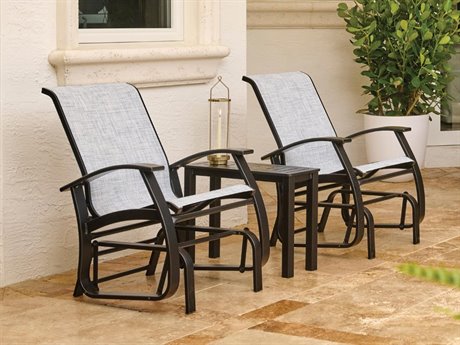 Telescope Casual Belle Isle Sling Aluminum Lounge Set