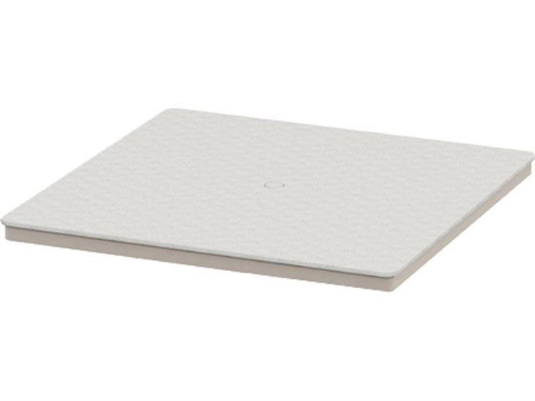 Telescope Casual Origins Marine Grade Polymer Square Table Top with Umbrella Hole
