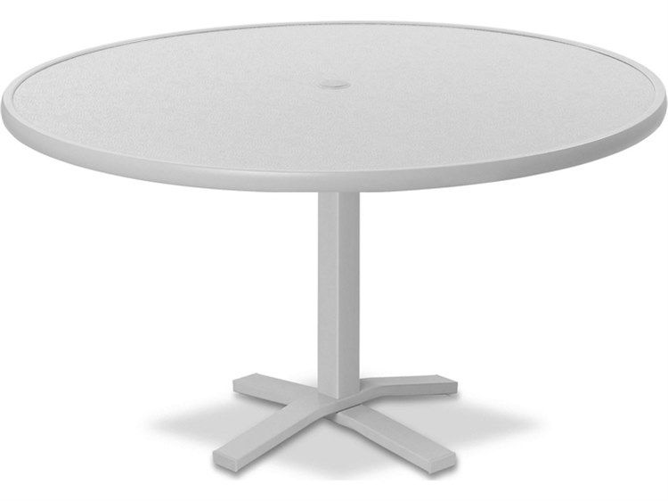 Telescope Casual Value Hammered MGP Round Balcony Table with Umbrella Hole