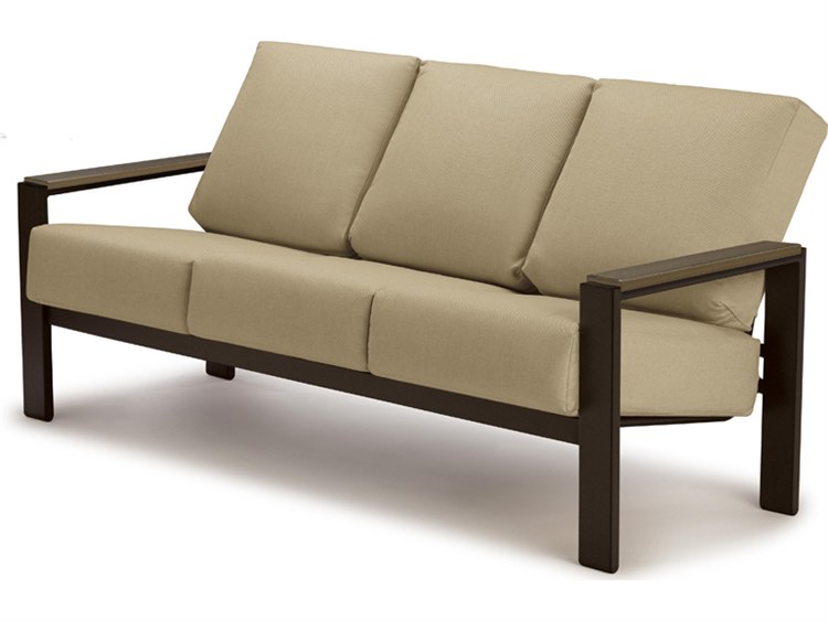 Telescope Casual Larssen Cushion Aluminum Sofa with Polymer Arms