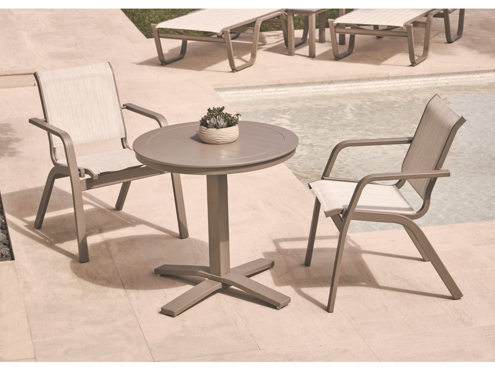 Telescope Casual Soho Sling Aluminum Dining Set