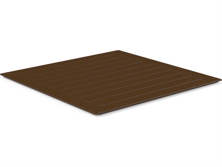 Telescope Casual Marine Grade Polymer Square Table Top with Umbrella Hole