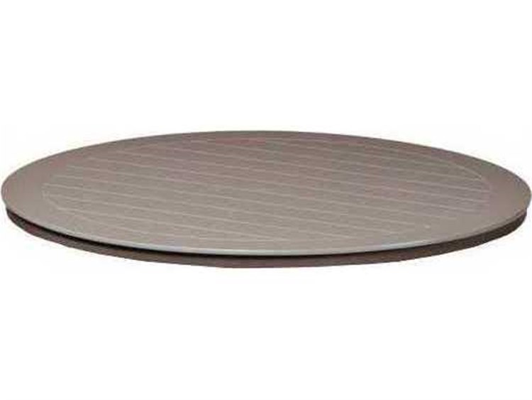 Telescope Casual Marine Grade Polymer Round Table Top with Umbrella Hole