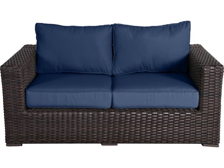 Teva Santa Monica Wicker Cushion Loveseat