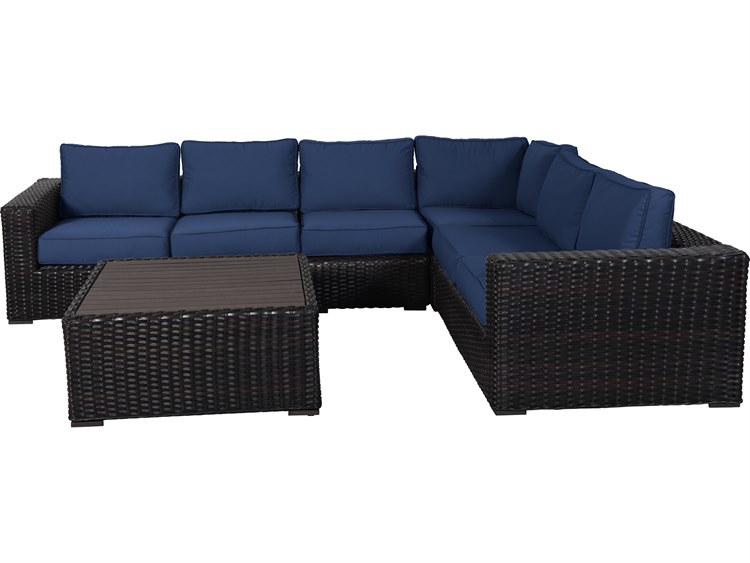 Teva Santa Monica Wicker Cushion Lounge Set