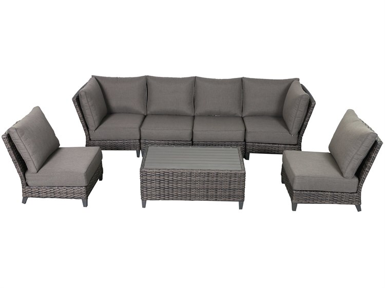 Teva Barbados 6 Piece Sectional Set with 2 Corners
