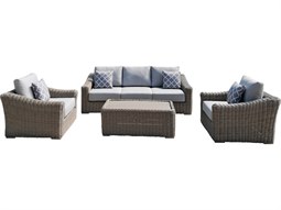テント・タープ soulwhat plato Sudzendf 4-Piece Rope Patio Furniture Set, Outdoor Furniture
