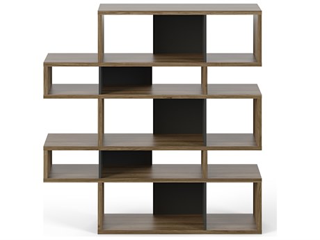 TemaHome London Walnut Frame Bookcase