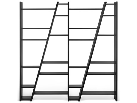 TemaHome Delta Pure Black Bookcase