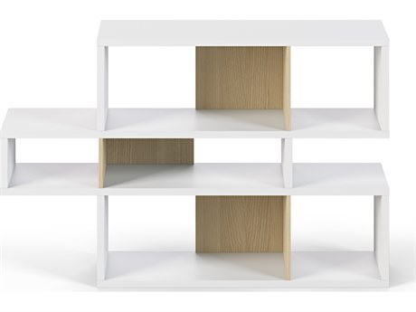 TemaHome London Pure White Frame Bookcase
