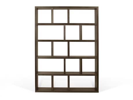 TemaHome Berlin Walnut Black Bookcase
