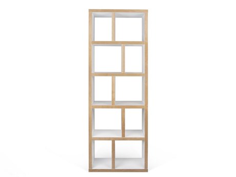 TemaHome Berlin Oak White Bookcase