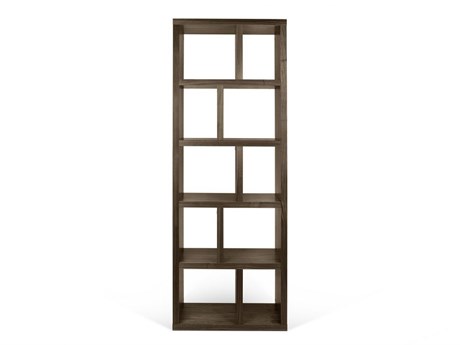 TemaHome Berlin Walnut Black Bookcase