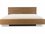 TemaHome Float Walnut Brown Wood King Platform Bed  TEM9500758614