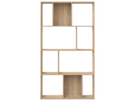 TemaHome Toronto Melamine Natural Oak Bookcase