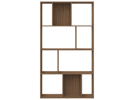 TemaHome Toronto Melamine Walnut Bookcase