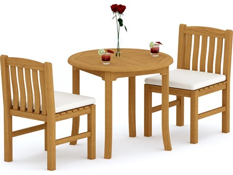 Teak Smith 3 Pieces 36" Round Dining Set