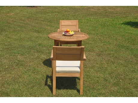 Teak Smith 3 Pieces 36" Round Dining Set