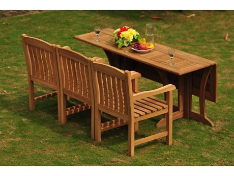 Teak Smith 4 Pieces Warwick 69" Rectangular Dining Set