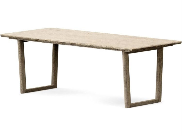 Teak Smith Sema 98" Rectangular Dining Table with Umbrella Hole