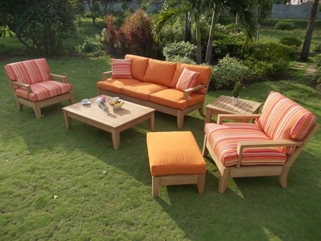 Teak Smith Atnas 8 Piece Sofa Set