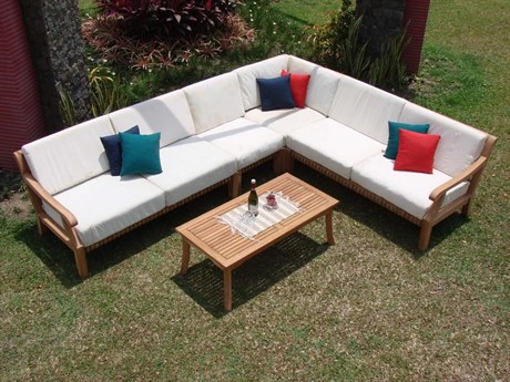 Teak Smith Giva 7 Pieces Sectional Lounge Set