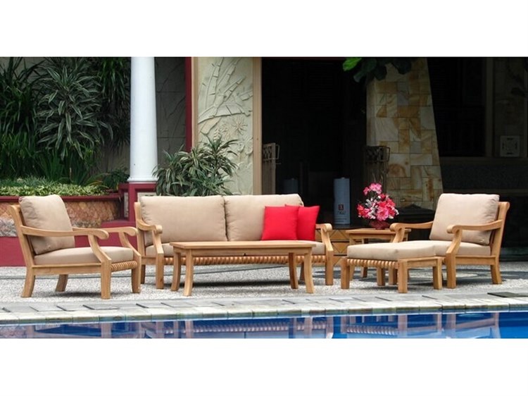 Teak Smith Giva 6 Piece Sofa Set