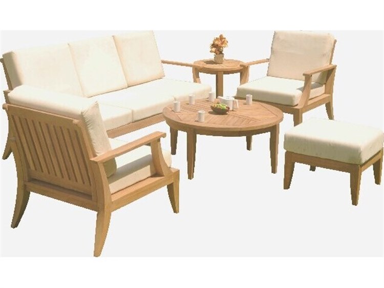 Teak Smith Lagos 6 Piece Sofa Set