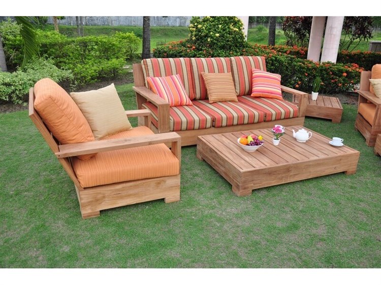 Teak Smith Leveb 4 Piece Sofa Set