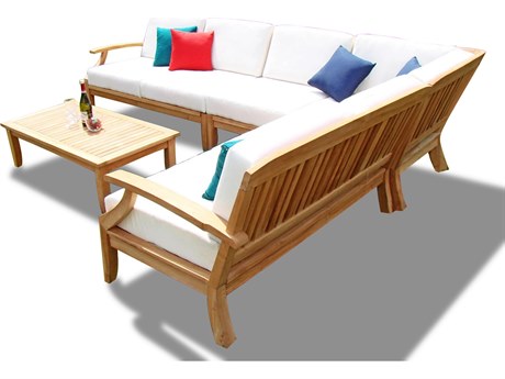 Teak Smith Samurai 5 Pieces Sectional Lounge Set
