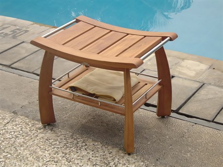 Teak Smith Shower Resort Bench Original