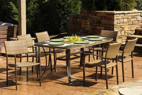 Tortuga Outdoor Furniture Patioliving Tortuga Outdoor Maracay Wicker 7 Piece Dining Set