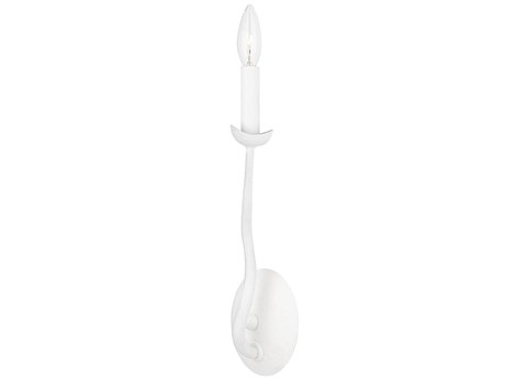Troy Lighting Reign 1-Light White Wall Sconce