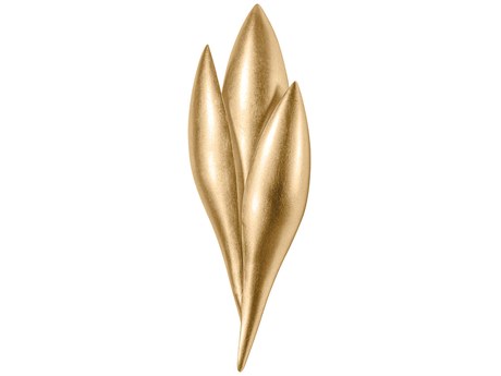 Troy Lighting Rose 1-Light Vintage Gold Leaf Wall Sconce