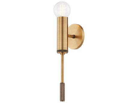 Troy Lighting Chino 1-Light Patina Brass Wall Sconce