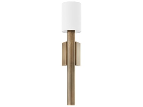 Troy Lighting Monty 1-Light Patina Brass Wall Sconce