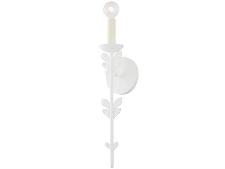 Troy Lighting Florian 1-Light White Wall Sconce