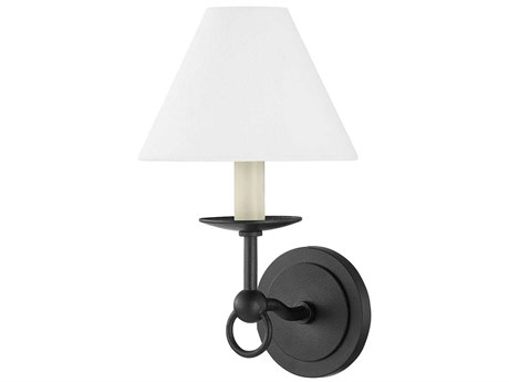 Troy Lighting Massi 1-Light Forged Iron Black Wall Sconce