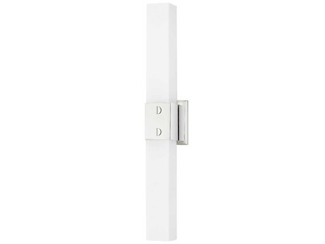 Troy Lighting Jonah 2-Light Polished Nickel White Glass Vanity Light